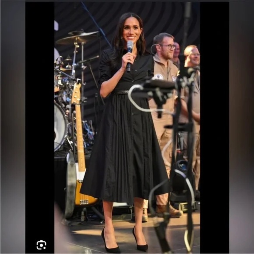 Banana Republic Black Midi Dress